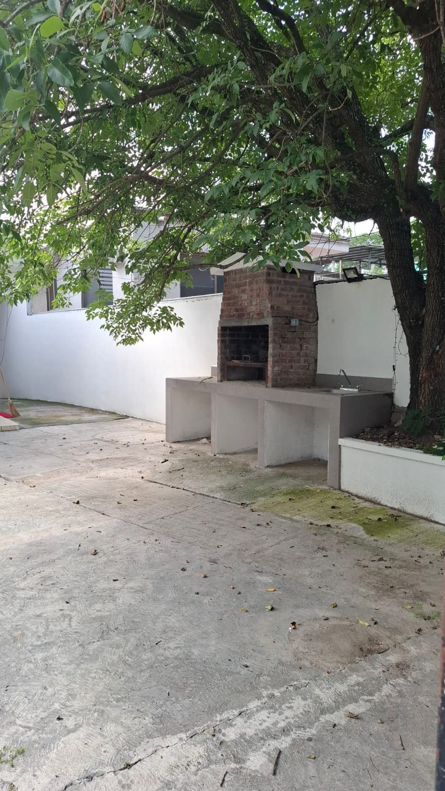 Patio con asador