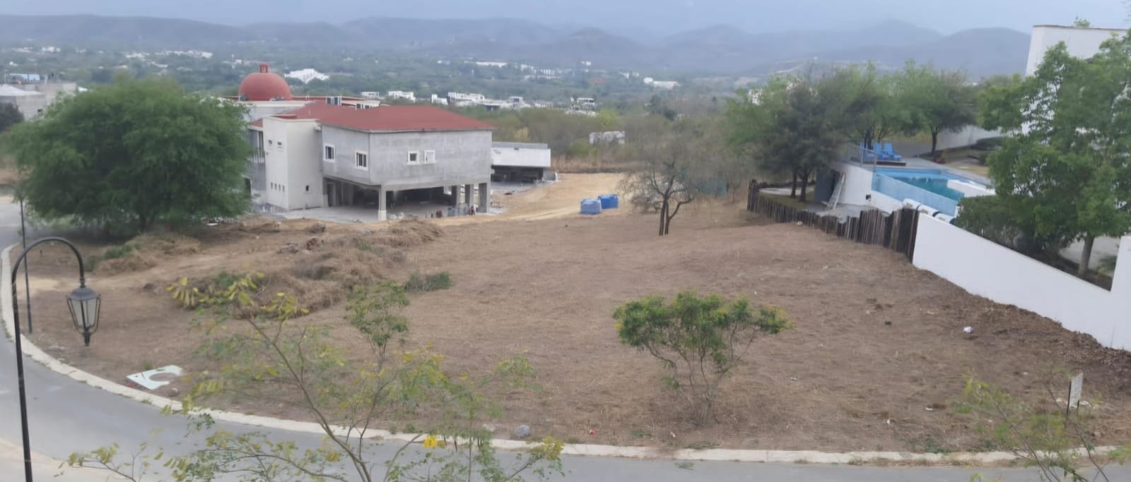 Vista del lote desmontado