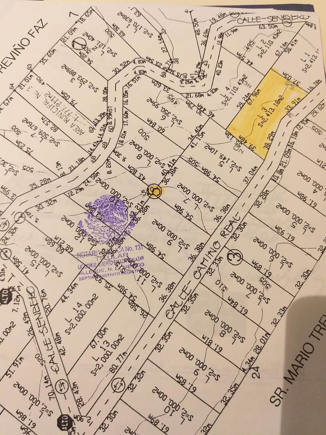 Plano del lote